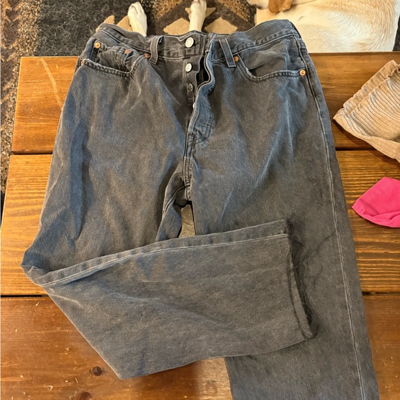 Gray 501 Levi Jeans - Picture 1 of 3